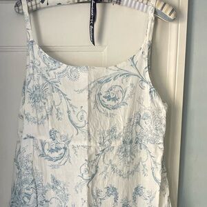 Match Linen slip dress style sundress Toile Size 12